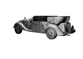 voiture classique de style ancien png