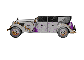 coche de época de estilo clásico png