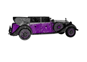 Old style classic car png