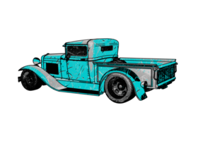 Classic style vintage car png