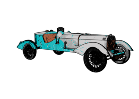 voiture classique de style ancien png