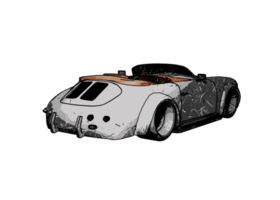 coche clásico estilo grunge png