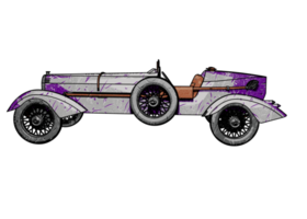 voiture classique de style grunge png