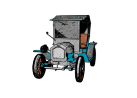 Classic style vintage car png