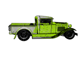 Old style classic car png