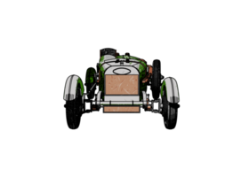 Grunge style classic car png