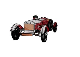 Classic style vintage car png