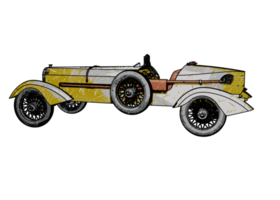 voiture classique de style ancien png