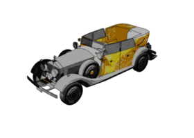 voiture classique de style ancien png