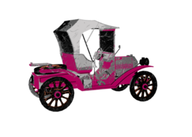 Grunge style classic car png