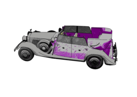 coche de época de estilo clásico png