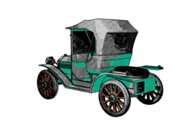 Old style classic car png