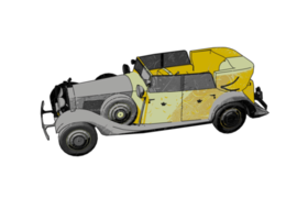 coche clásico de estilo antiguo png