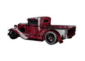 voiture classique de style ancien png