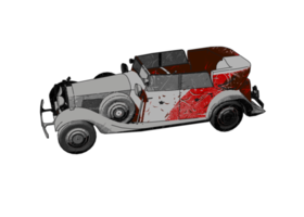 coche clásico estilo grunge png