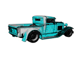 Classic style vintage car png