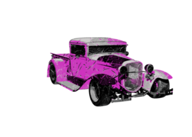 voiture classique de style grunge png