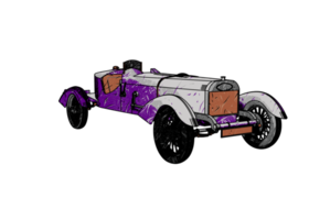 voiture classique de style grunge png