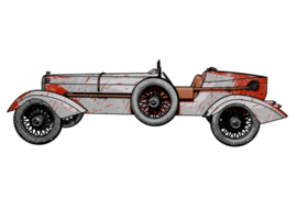 voiture classique de style ancien png