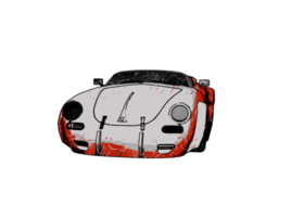 coche clásico estilo grunge png