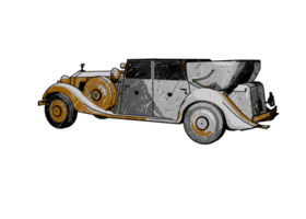 coche clásico estilo grunge png