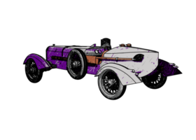 voiture classique de style grunge png