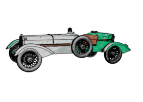 Classic style vintage car png