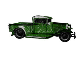 Old style classic car png