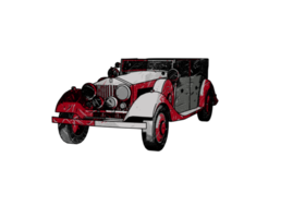 Classic style vintage car png