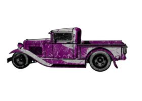 Classic style vintage car png