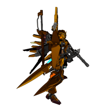 mecha com estilo de combate defensivo png