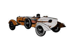 Classic style vintage car png