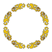 oro mandala telaio png