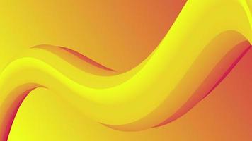 Nice curved yellow and red color abstract background. suitable for business, advertisement, banner, poster, etc. vector