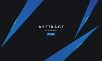 Abstract background blue and black dop color modern design vector
