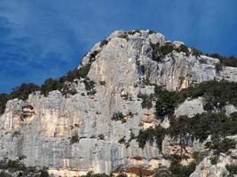 orosei gulf cala gonone rocks sea cliffs Sardinia Italy photo