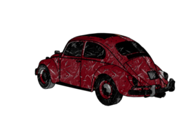 voiture classique de style grunge png