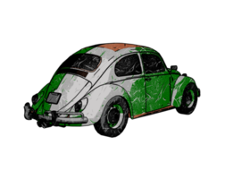 coche clásico de estilo antiguo png