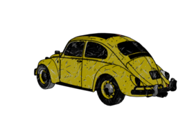 coche clásico de estilo antiguo png