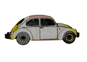 coche clásico de estilo antiguo png