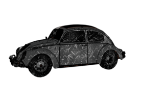 coche clásico estilo grunge png