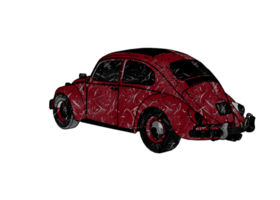 coche clásico estilo grunge png