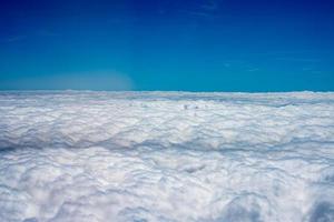 clouds in the sky airplane photo