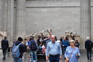 LONDON, ENGLAND - JULY 15 2017 - British museum full of tourists photo