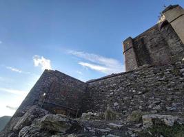 Diamond fortress old fortification in Genoa, Italy photo