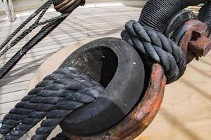 Constellation Fregate Cannons in Baltimore Harbor photo
