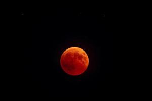 red moon eclipse photo