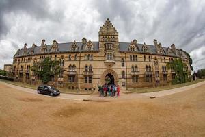 OXFORD, ENGLAND - JULY 15 2017 - Tourists in University town one of most visited in the world photo