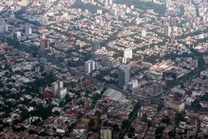 ciudad de méxico vista aérea paisaje urbano panorama foto