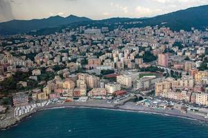 genoa town aerial view photo